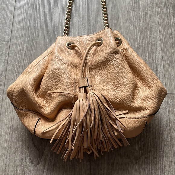 NEW Rebecca Minkoff Lexi Leather Bucket Bag - Picture 2 of 12